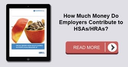 How much money do employers contribute to HSAs?