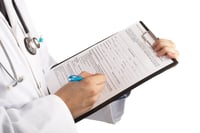 doctor gathering health information